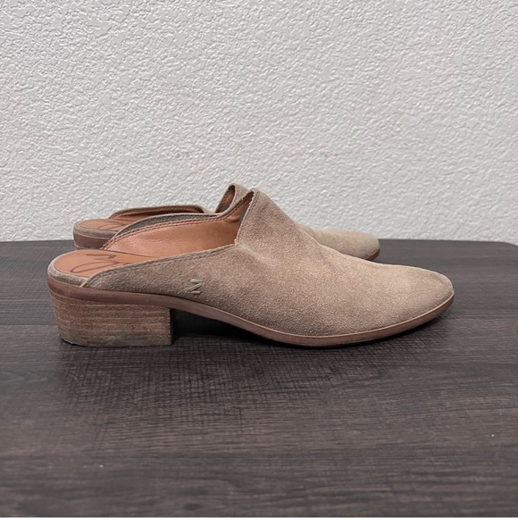 Zodiac tan leather slip on mules with heel western boho size 9.5 - Picture 3 of 14